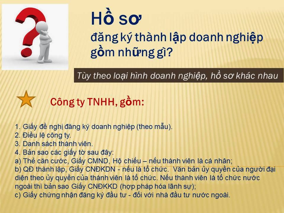 hồ sơ quy trình thành lập công ty tại huyện hoài nhơn bình định